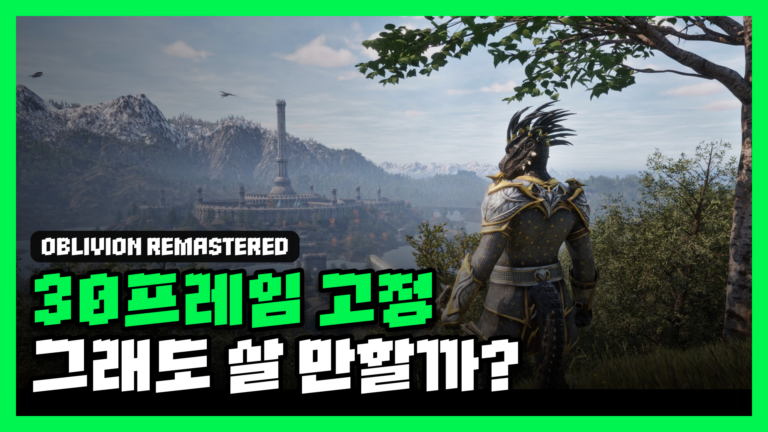 엘더스크롤 4: 오블리비언 리마스터드 (닌텐도 스위치 2판) 리뷰 대표 썸네일 — 30프레임 고정, 그래도 살 만할까?